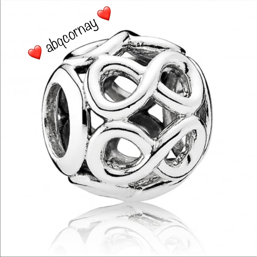 EUC Pandora 791872 Infinite Shine Sterling Silver Charm
